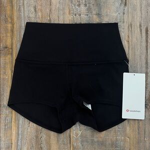 Lululemon Align High-Rise Black Biker Shorts 2 inch